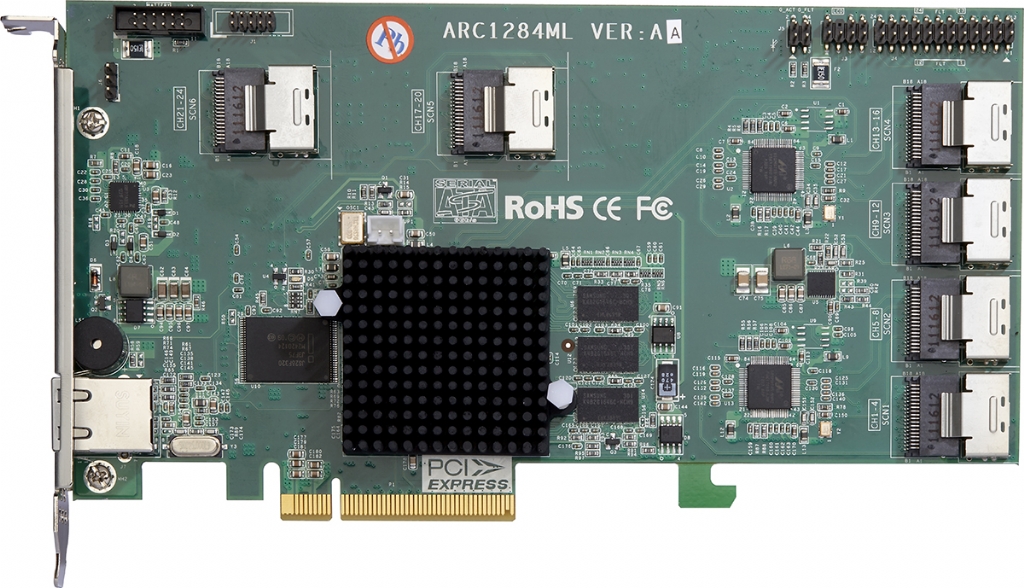 ARC-1284Ml-24 PCI-Express RAID Card - Server Case UK