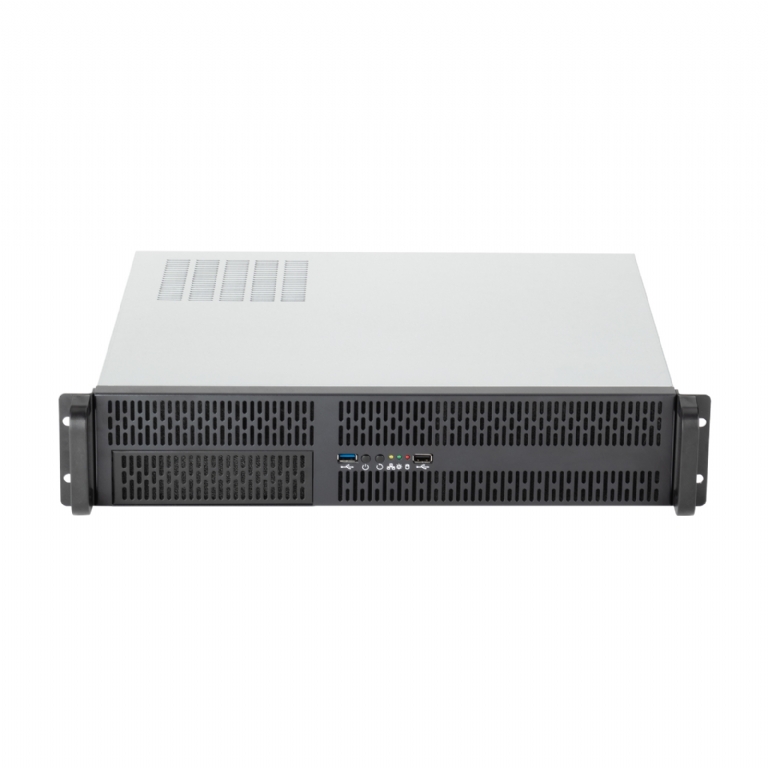 Logic Case LC-380B-BL 2U Rackmount Chassis - 4x Internal 3.5 Bays - 380mm Short Depth