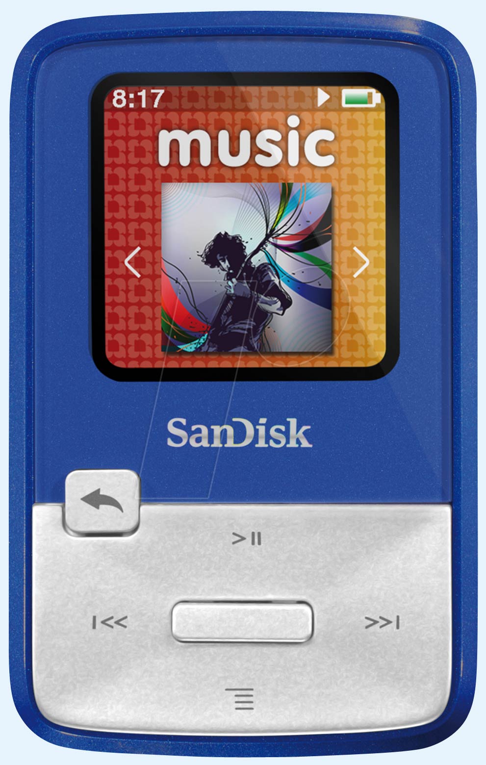 SanDisk Sansa Clip Zip 4GB Blue - Server Case