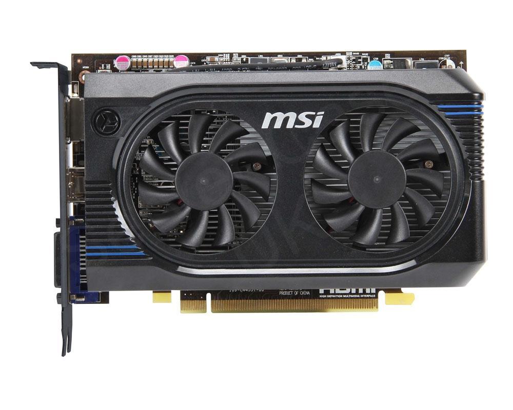 MSI R7750 Graphics Card ATI Radeon HD 7750 1GB DVI HDMI DisplayPort ...