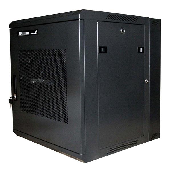 Startech Com U In Hinged Wall Mount Server Rack Cabinet W Steel Mesh Door U Server