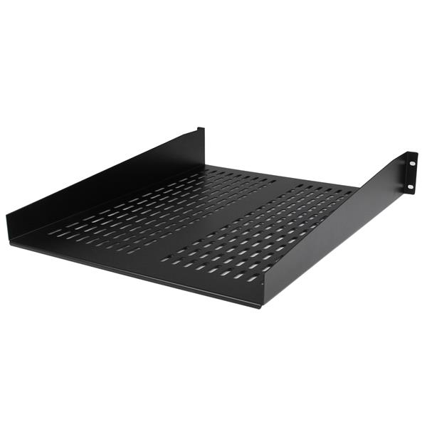 StarTech.com 2U 22in Vented Rack Mount Shelf - Fixed Server Rack ...